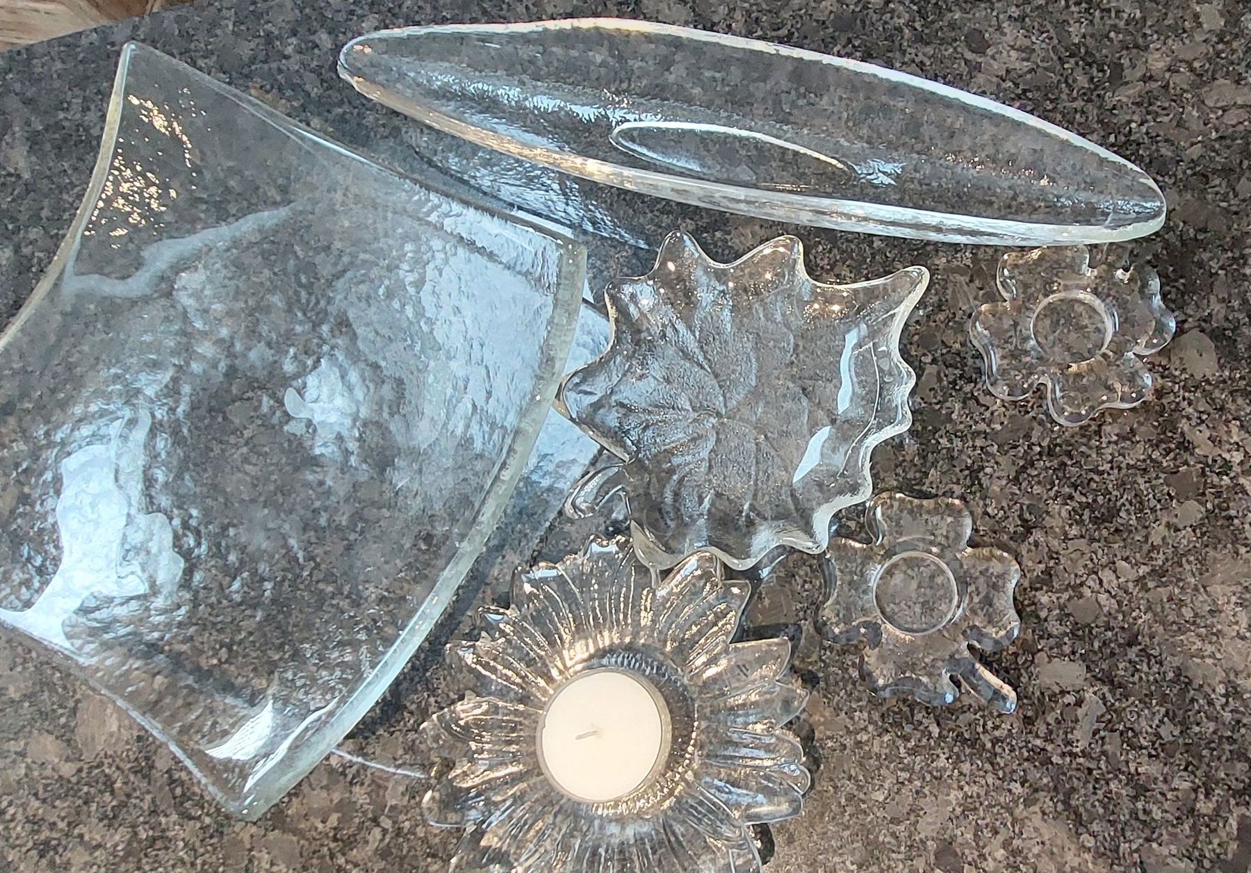 Bicchieri: Glas Deko Objekte Set 6tlg Glasi Hergiswil – Usato da Niederwil AG venduto da bertomach