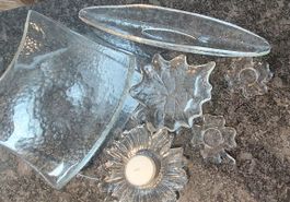 Glas Deko Objekte Set 6tlg Glasi Hergiswil