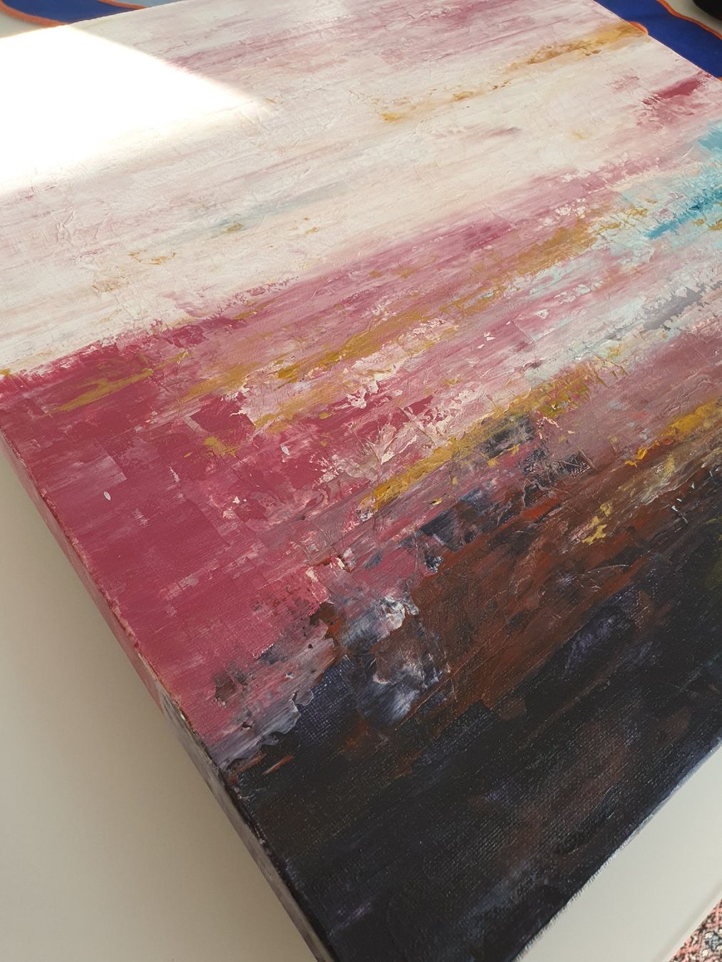 Gemälde: Abstract Rose "Sale" – Neu (gemäss Beschreibung) aus Klingnau von Soldekorarte 2
