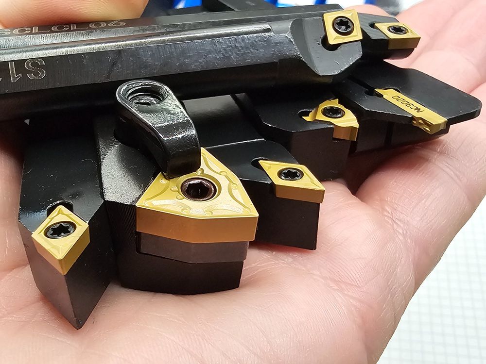 Mulcort 21PCS Multifunktions-VHM-Einsätze Halter Bohrstange mit Schlüsseln für Drehmaschine Drehwerkzeuge