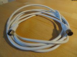 Antennenkabel weiss, 2.50 m