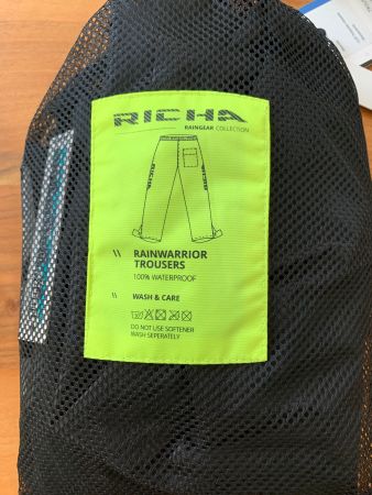 RICHA Rainwarrior Hosen 100% Wasserdicht Gr. M **NEU**