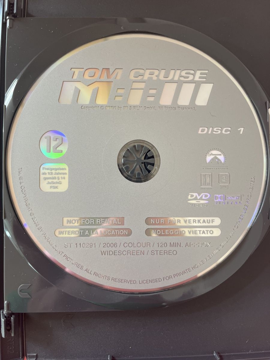 Tutti i DVDs: Mission:Impossible 3 (2DVD) – Usato da Lützelflüh-Goldbach venduto da Deiv4 2