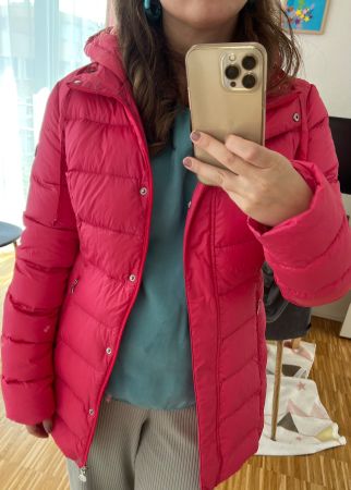 EA7 Emporio Armani Padded Jacket - Women's Size S - Pink