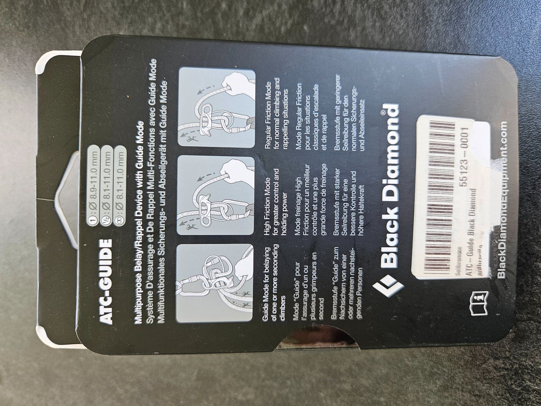 Attrezzatura da arrampicata: Black Diamond Sicherungsgerät ATC Guide, originalverpackt – Nuovo e nell'imballaggio originale da Kreuzlingen venduto da Pasba17 1