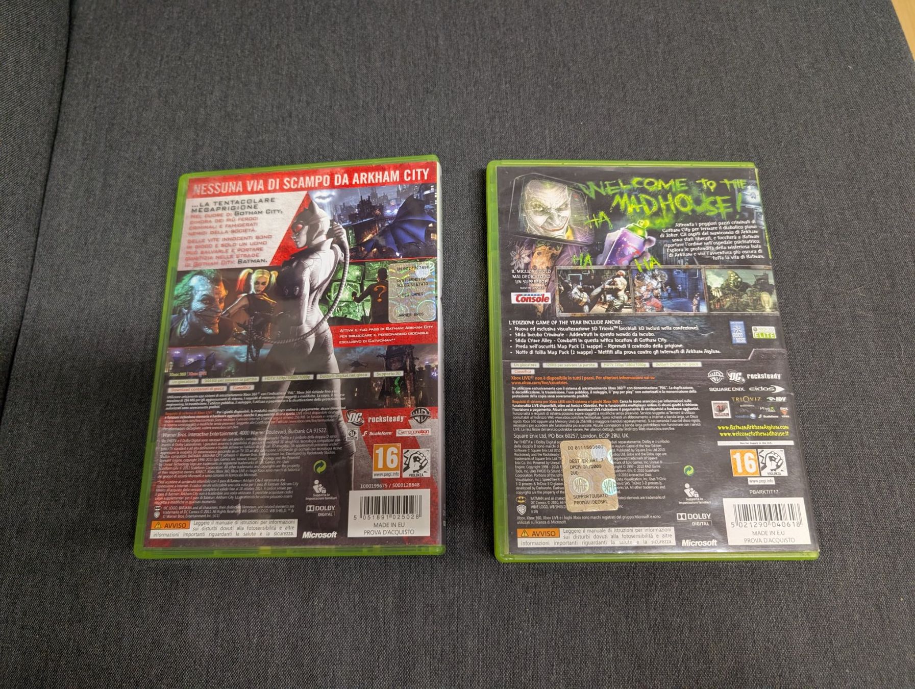 Giochi: Batman Arkham city  + arkham asylum Microsoft Xbox 360 – Usato da Giubiasco venduto da Ticinerd 1