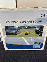 Parkplatzsperre mit Solar Betrieb