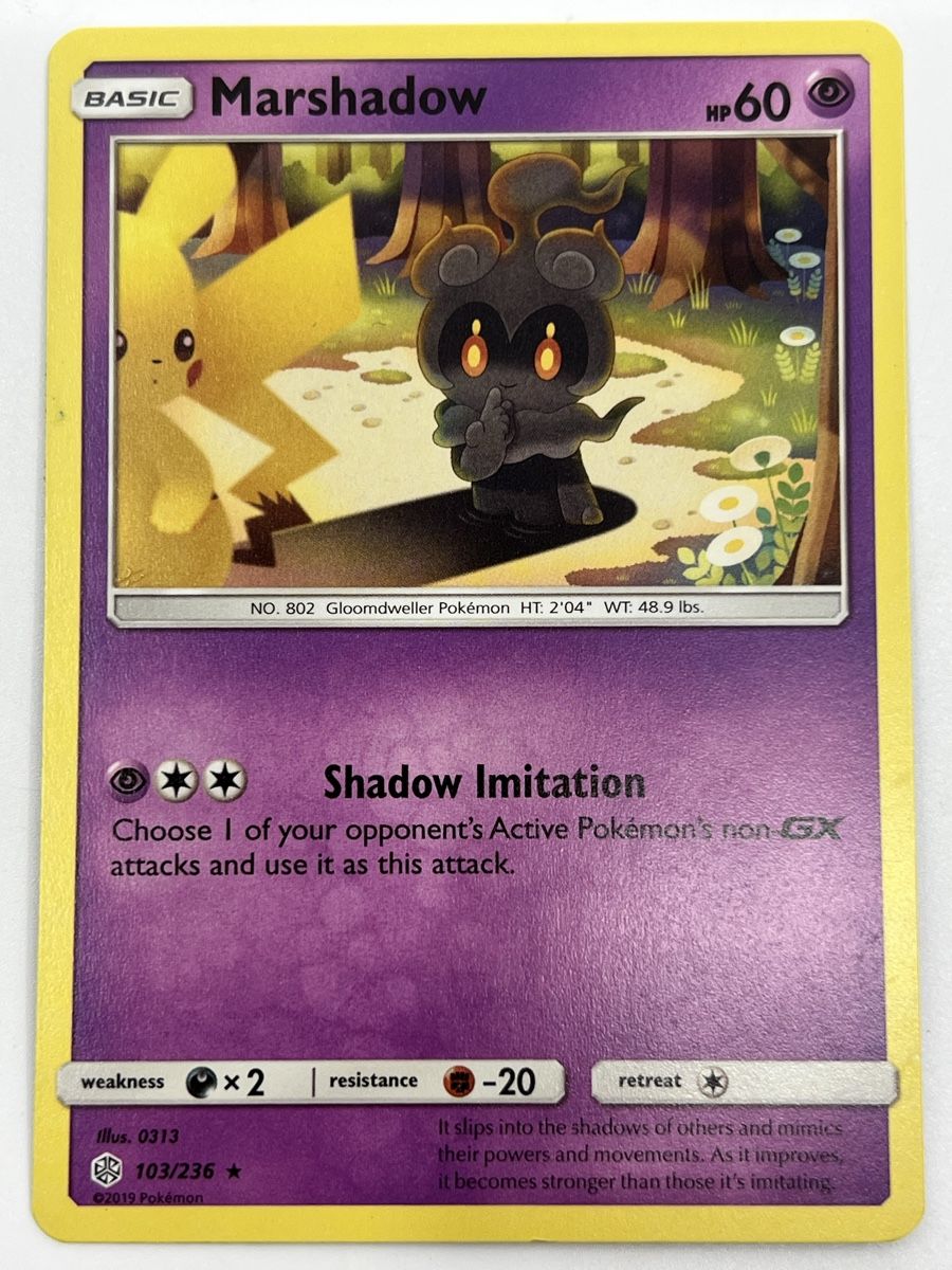 Pokemon Karte: Marshadow 103/236 - mit Pikachu non Holo (Gebraucht) in ...