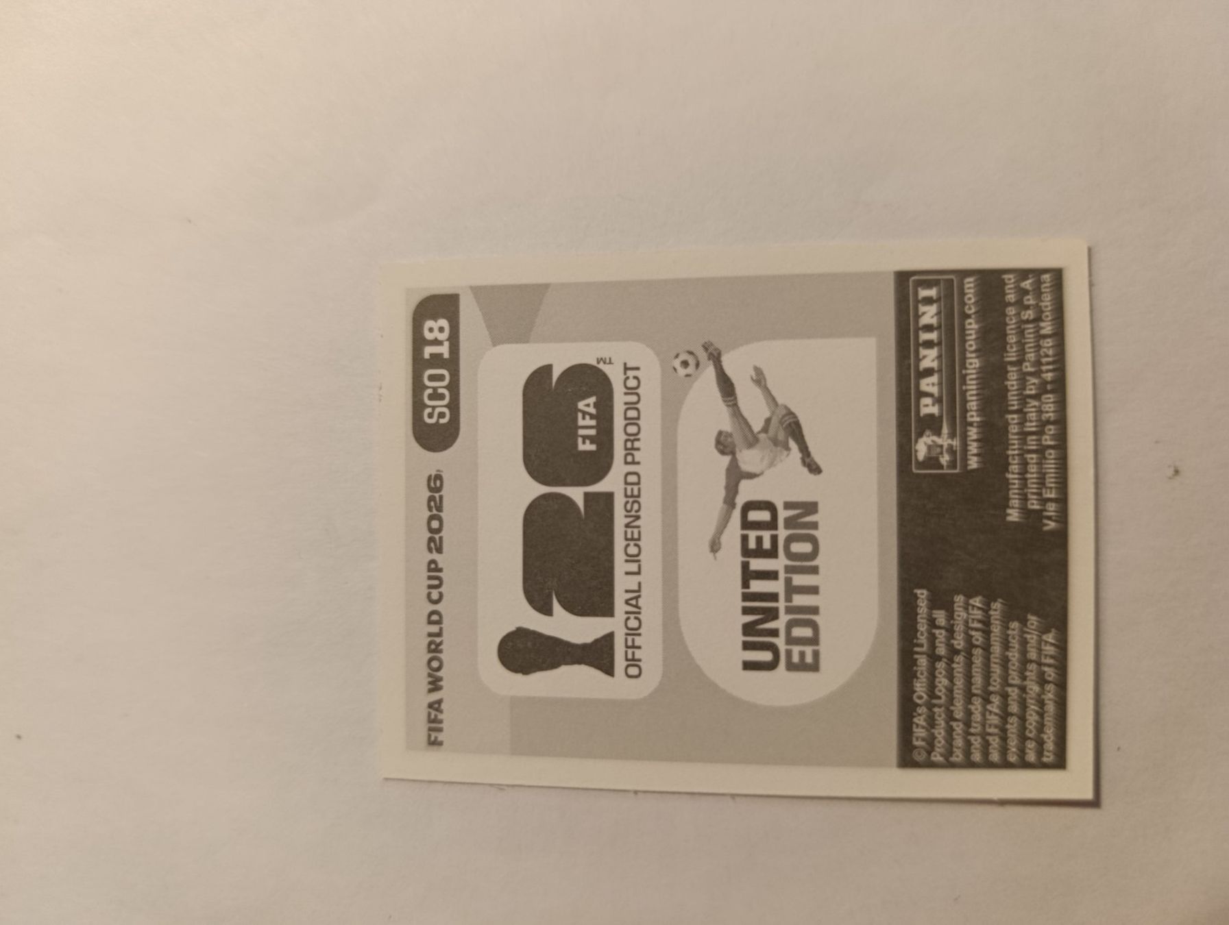 Panini Sammelbilder & Trading cards: SCO 18, WM 2026 Panini Sticker – Neu (gemäss Beschreibung) aus Kriens von Annele97 1