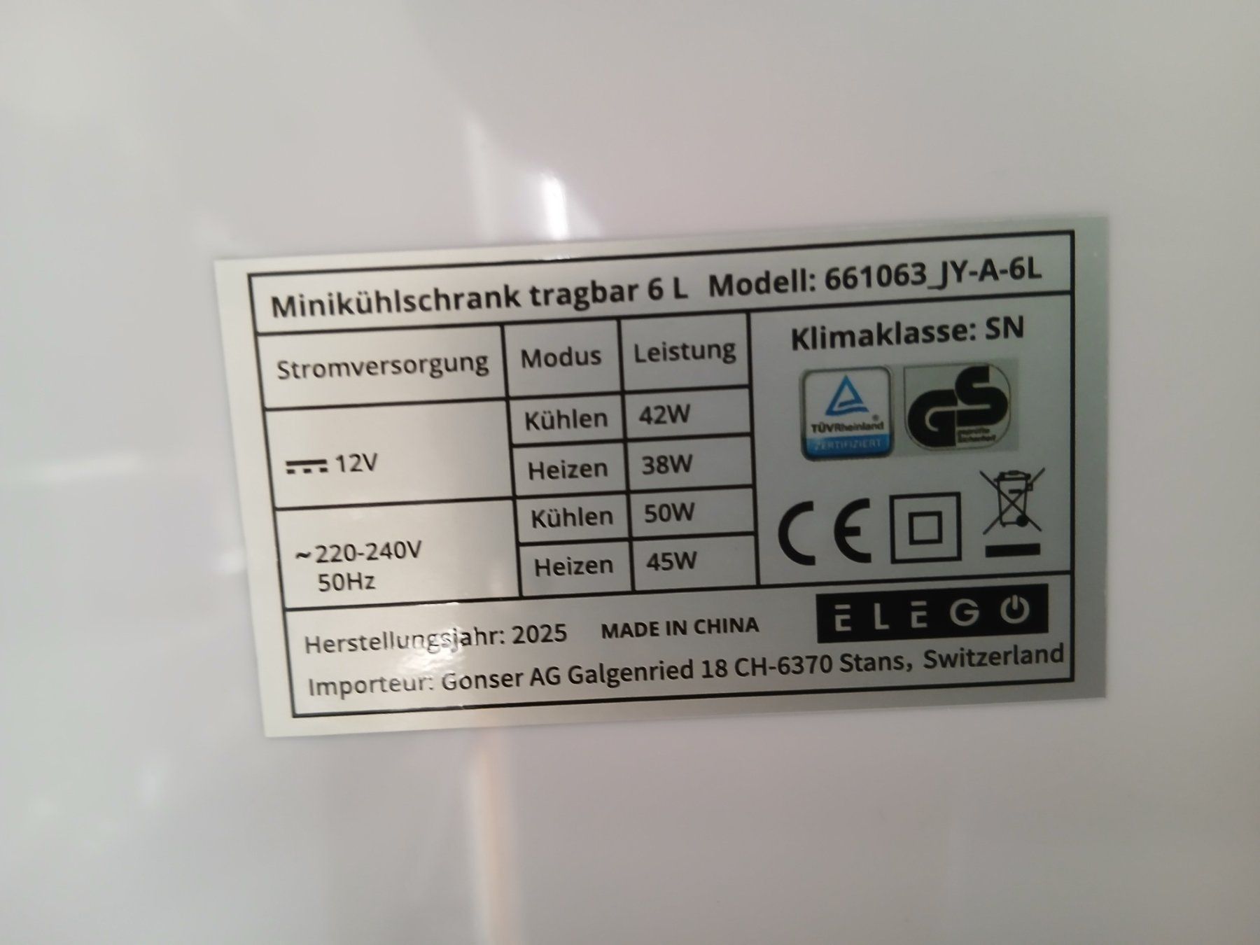Frigoriferi: Minikühlschrank Retro 6L - tragbar – Nuovo (secondo la descrizione) da Waldenburg venduto da ErnstLi696 5