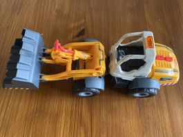 Dickie Toys Licht und Sound Konstruktion Frontlader Fahrzeug
