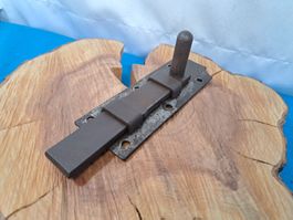 1 antiker Tür Stossriegel, 16.3cm, Eisen (LOT2863#TBS1)