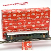 HAG SBB Personenwagen 2. Kl. EW I, grün, 400, H0, OVP