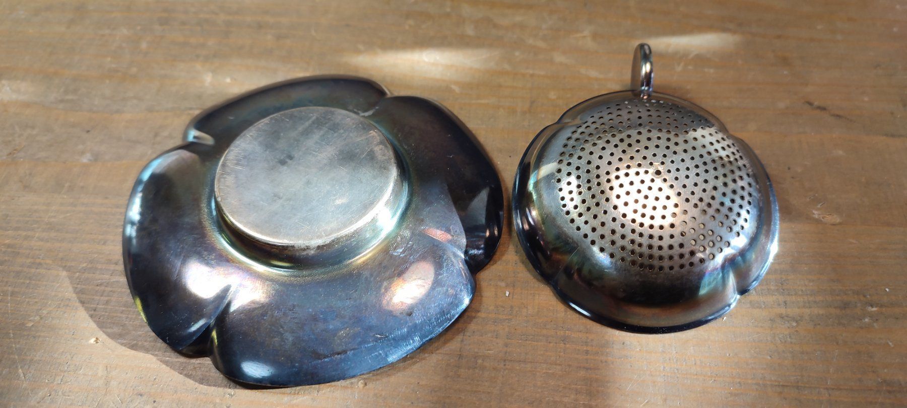 Set di piatti: Antike Teebeutel abtropf Teller – Usato da Gelterkinden venduto da MYSTOREFORYOU4460 2