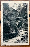 Safien - Rabiusaschlucht - Felsentor mit Brücke 1922