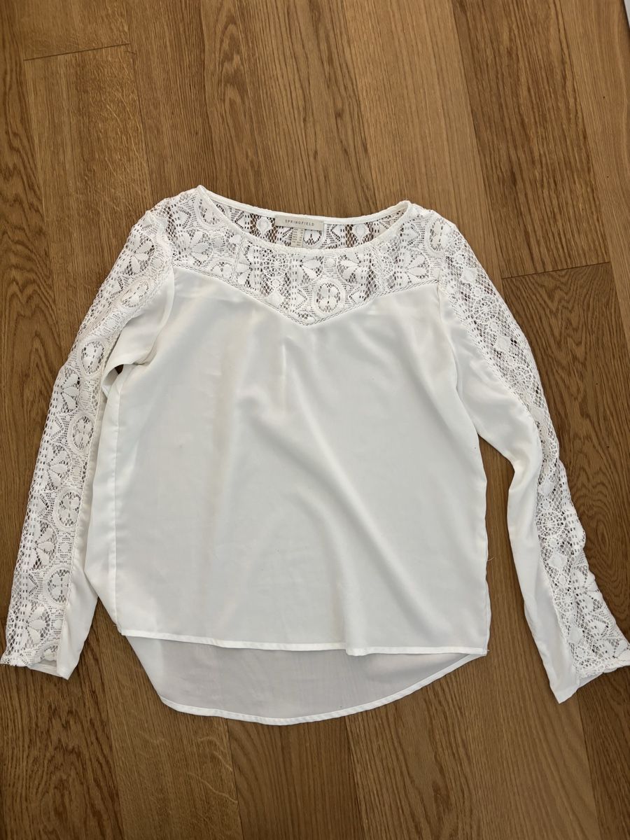 Top: Springfield lace long sleeve size M – Usato da Steinhausen venduto da zgo_6dc6