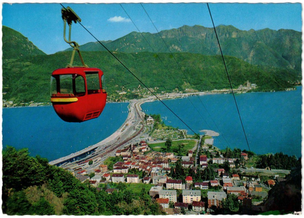Cartoline postali: Melide - Gondelbahn Carona – Usato da Binningen venduto da Mountainrider