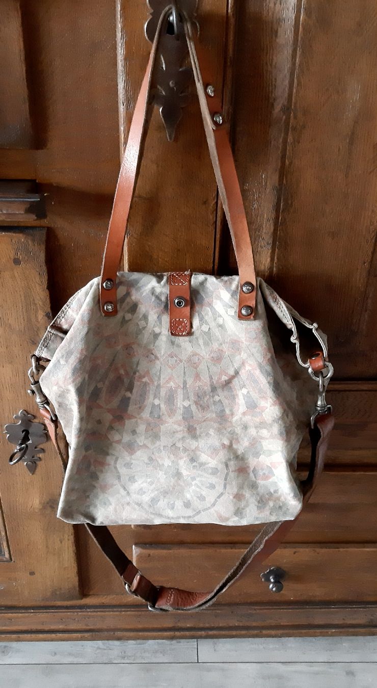Campomaggi Borse da donna: CAMPOMAGGI  -  Canvas  -  Leder  -  Shopper – Usato da Tagelswangen venduto da BrigittaC01 1