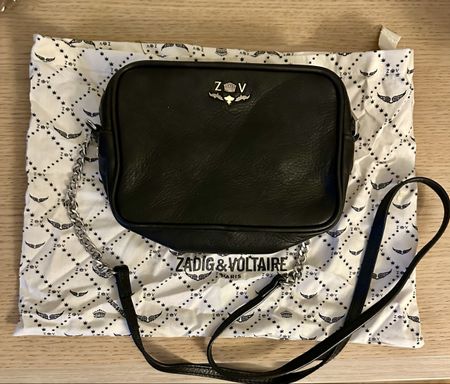 Sac à main pochette cuir Zadig&Voltaire modèle Rock.