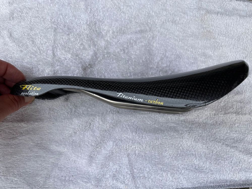 Selle Italie Flite Evolution Titanium Carbon Vintage | Kaufen auf Ricardo