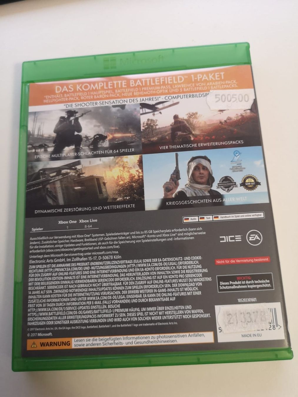 Microsoft Spiele: Battlefield 1 Revolution (XBOX ONE) – Gebraucht aus Herisau von Seyashop1 2