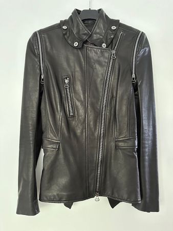 Vintage Roberto Cavalli lam leather jacket / vest