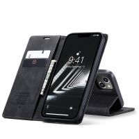 Etui support cuir NOIR pour iphone 14 Plus