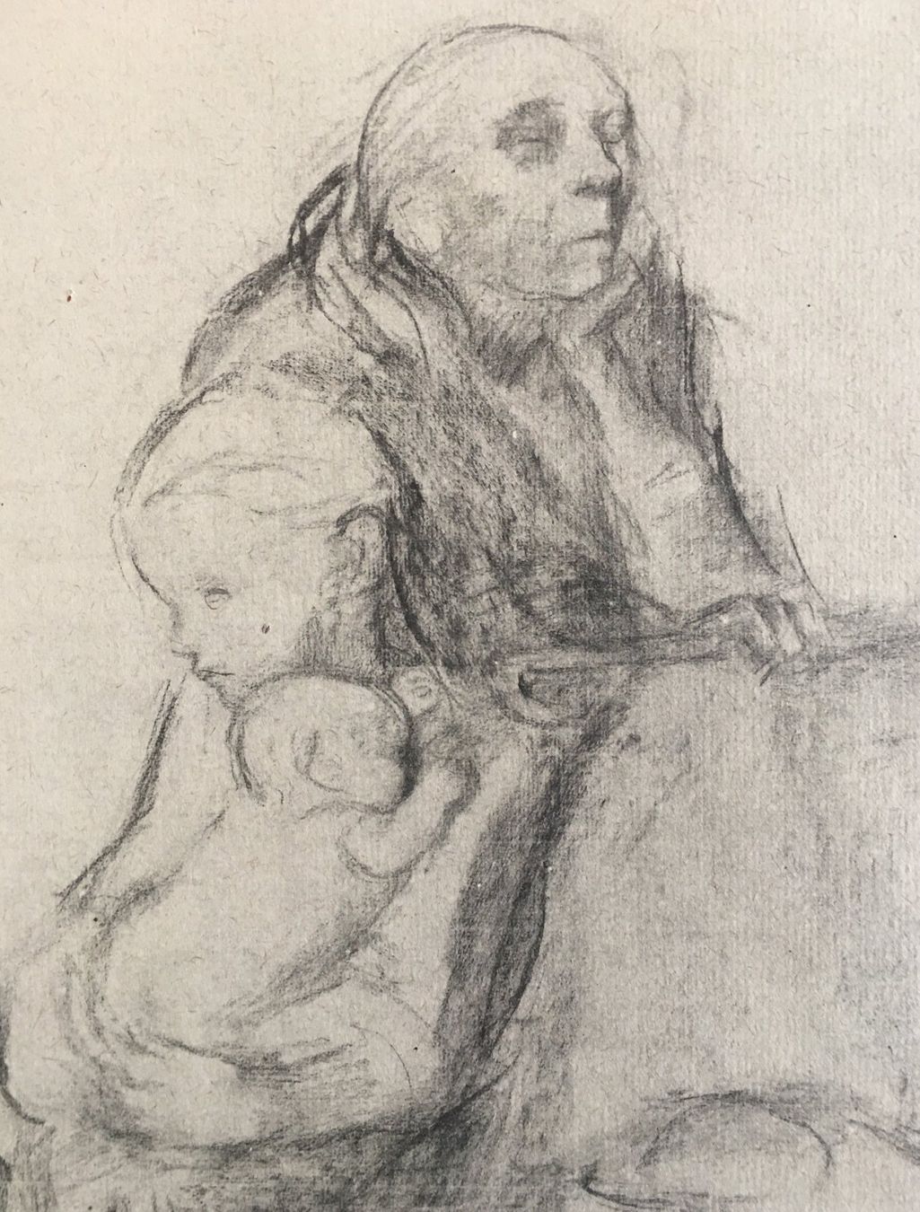 Grafiken & Lithographien: Käthe Kollwitz  "Soldatenfrauen"  ZINK- oder STRICHÄTZUNG – Gebraucht aus Nennigkofen von juhit 4