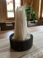 Weisse hohe Kerze 24 x 9cm - 240924