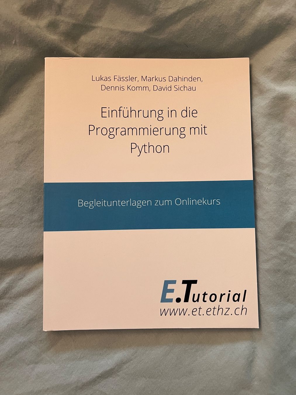 Libri: Einführung Programmierung mit Python – Nuovo (secondo la descrizione) da Zürich venduto da liv_5zqt