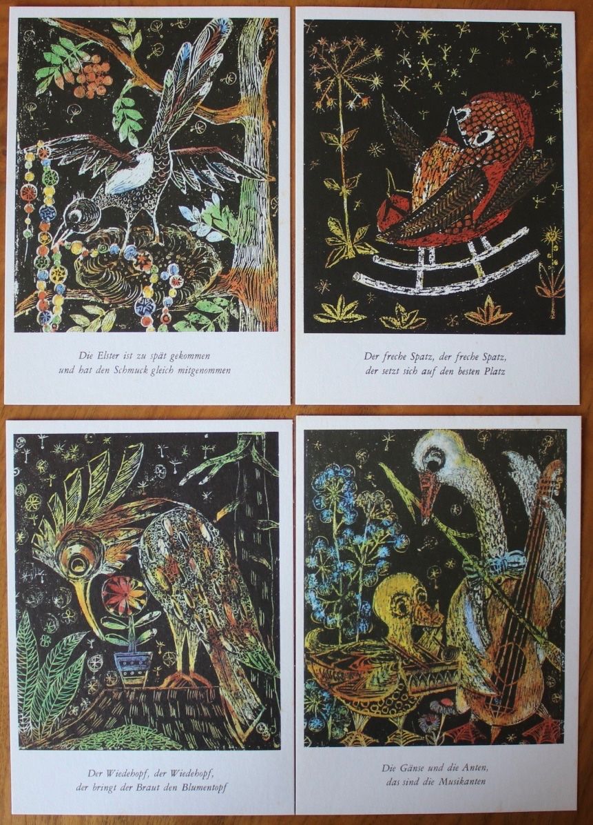 Cartoline postali: AK Vogelhochzeit – Usato da Uster venduto da Ken1ari 2