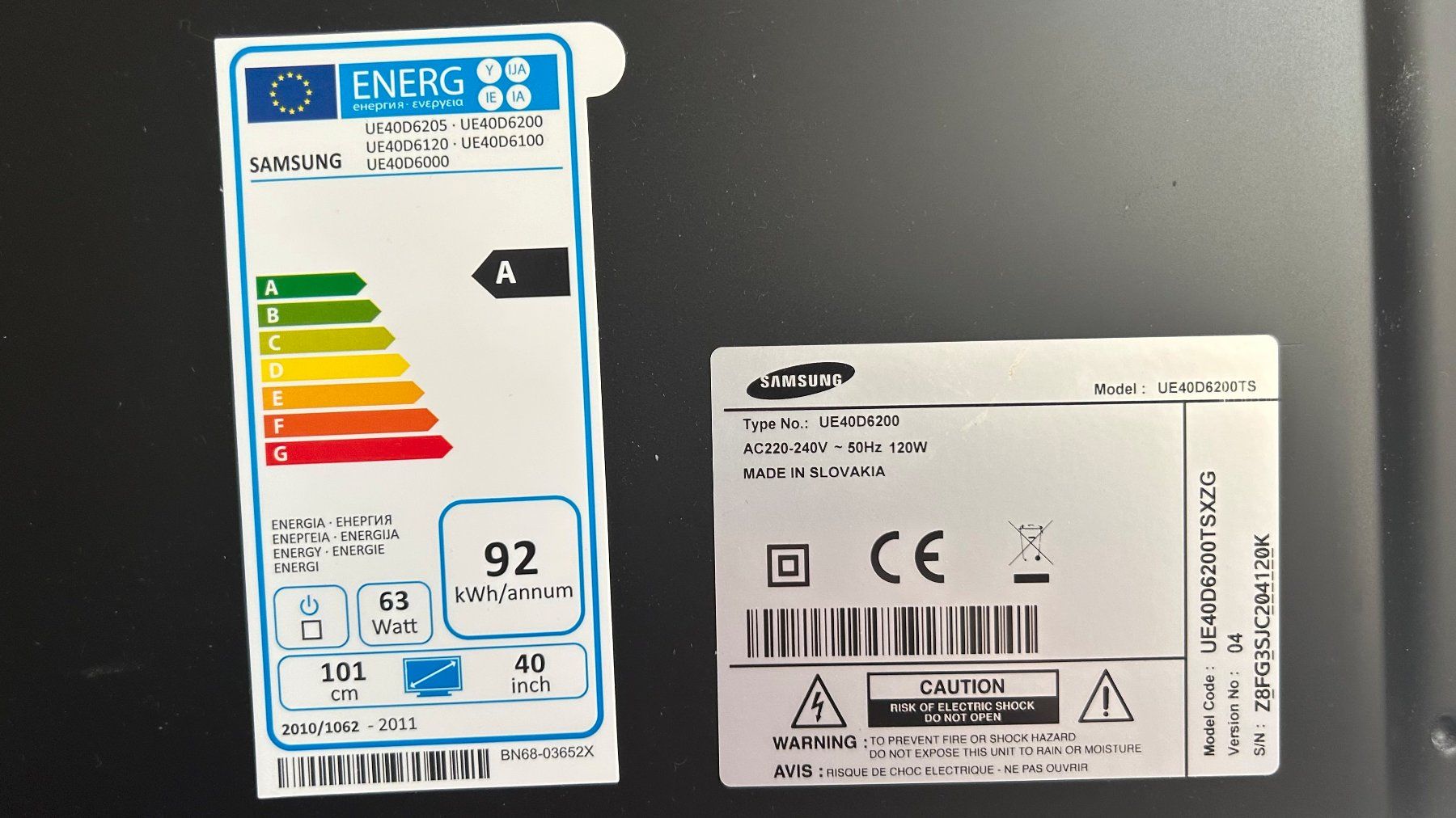 Samsung Fernseher: Samsung Smart TV UE40D6200 – Gebraucht aus Zürich von romsparrow 2