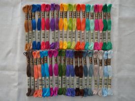 DMC Stickgarn Mouliné –  40er Pack – Sticktwist (Los A8)