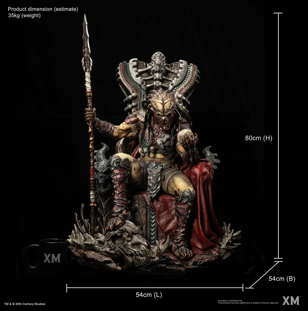 Figuren: Predator King On Throne – Gebraucht aus Niederrohrdorf von elwey 1
