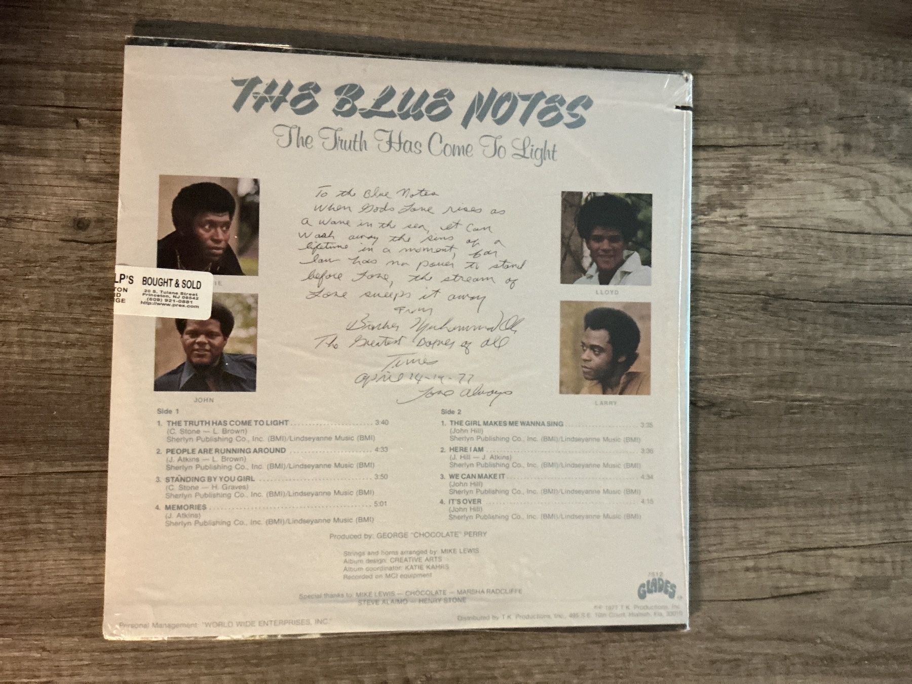 Schallplatten: S1406 The Blue Notes-The Truth Has Come To Light-Vinyl – Neu und originalverpackt aus Frutigen von Philippe_jsp 1