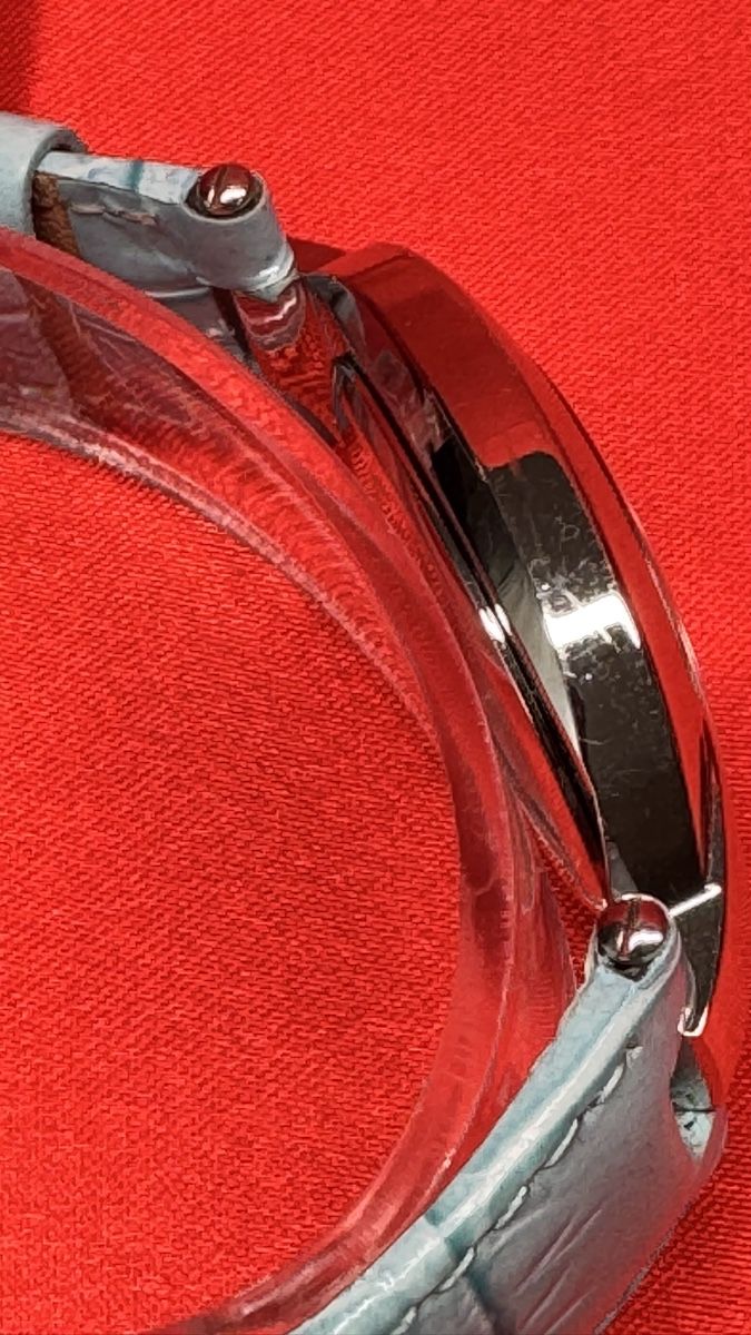 Orologi: MORE & MORE Uhr Damen hellblau Lederarmband oval – Usato da Untersiggenthal venduto da TimeandShine 5
