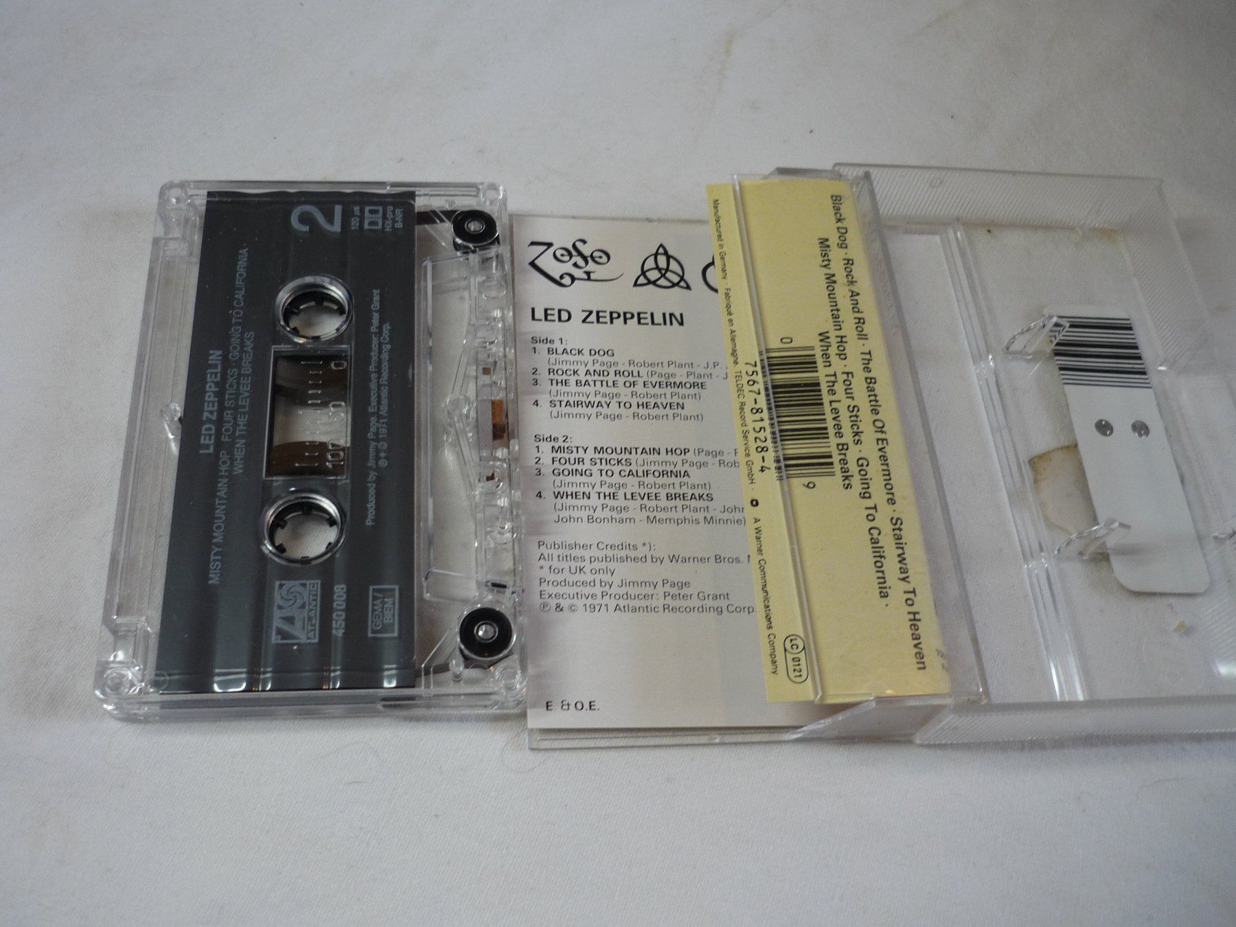 Kompaktkassetten: MC Kassette Pop Rock - Led Zeppelin – Gebraucht aus Beringen von Flatretriever 2