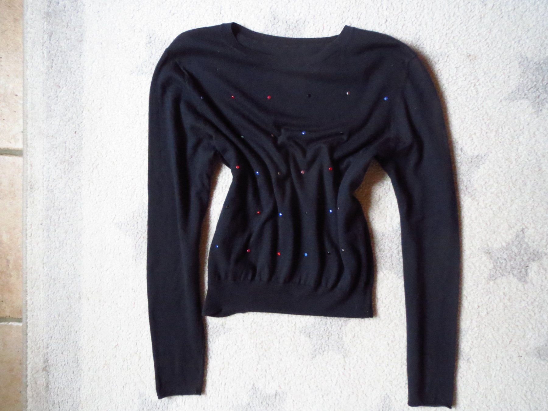 Pullover & Sweatshirts: toller MARC CAIN Damen Pullover mit SEIDE & KASCHMIR+ Strass – Gebraucht aus Kiental von Anna8702