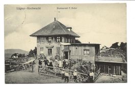 Lägern - Hochwacht (ZH) Restaurant - Post Boppelsen - 1912