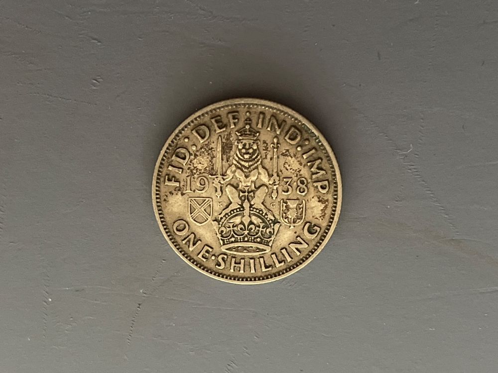 Großbritannien 1 Schilling Münze Von 1787 - Versilbertes Sammlerstück