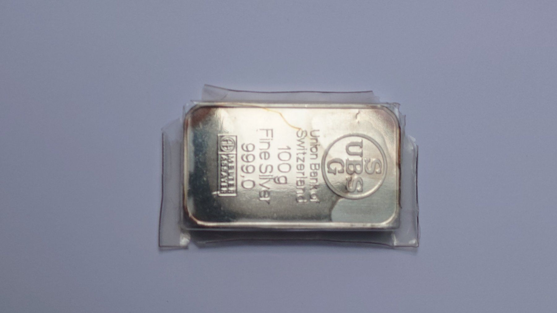 Metalli preziosi: UBS Silber Barren – Nuovo e nell'imballaggio originale da Zofingen venduto da naturpfad 2