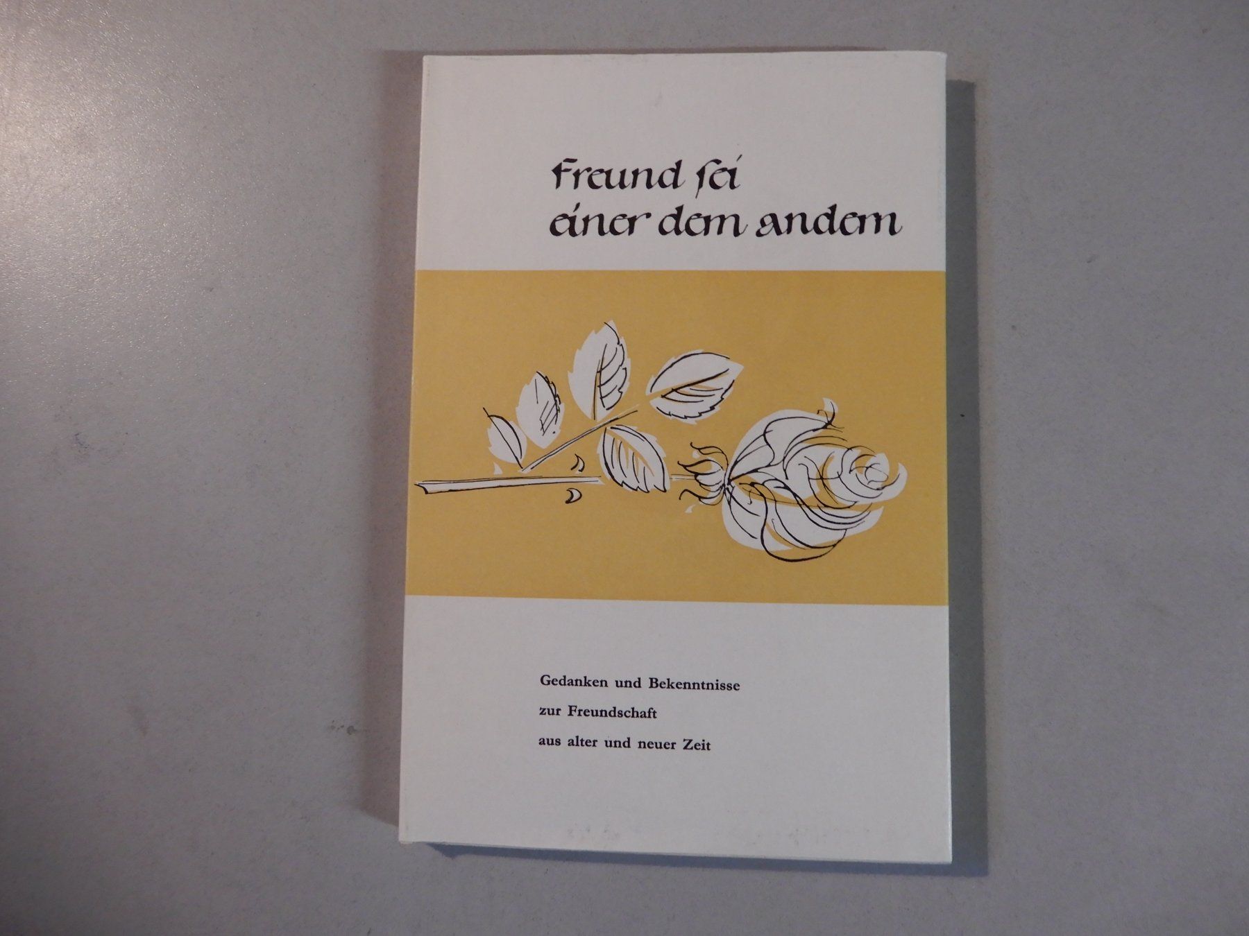 Libri: Buch "Freund sei einer dem andern" Freundschaft Zitate Sp... – Usato da Erstfeld venduto da Mario_boe0