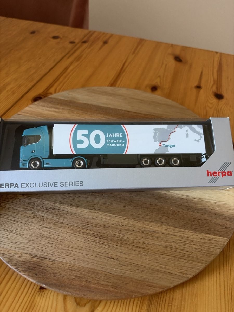Herpa Kit di modellismo & Modellini statici: Scania von der Dreier Ag – Nuovo e nell'imballaggio originale da Ebikon venduto da MiaSophia01 1