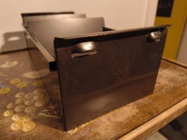 Bigla Metall Kartei Kasten vintage swiss made