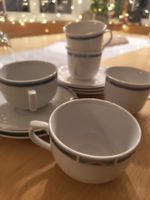 5er Set Kaffetassen /2 grössere / 3 kleinere