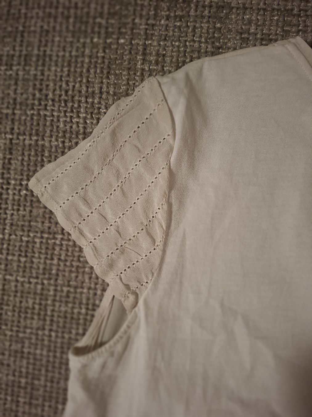 Massimo Dutti Top: Massimo Dutti Top, Cream Colour, Summer Ready! – Usato da Zürich venduto da oli_p8cc 2