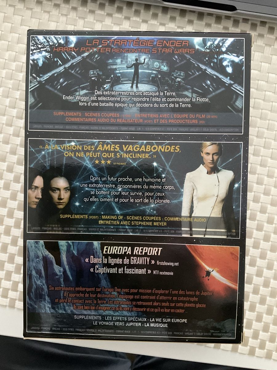 Tutti i DVDs: Coffret de 3 DVDs Science-Fiction – Usato da Veyrier venduto da Deniro2 1