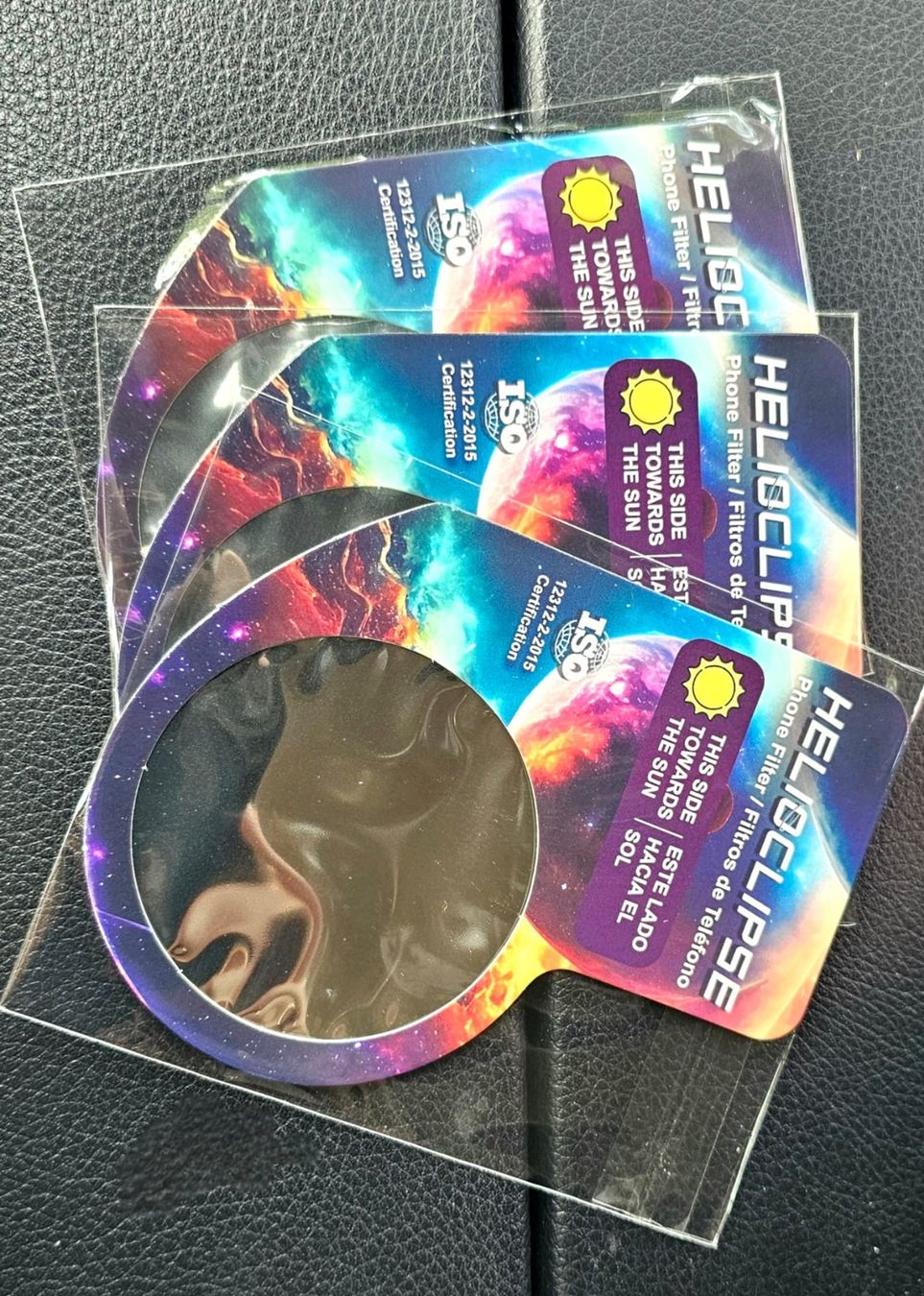 Filtri: Sonnenfinsternis Filter für Handy-Kamera / Eclipse Filter – Nuovo e nell'imballaggio originale da Uster venduto da dan_gq9b