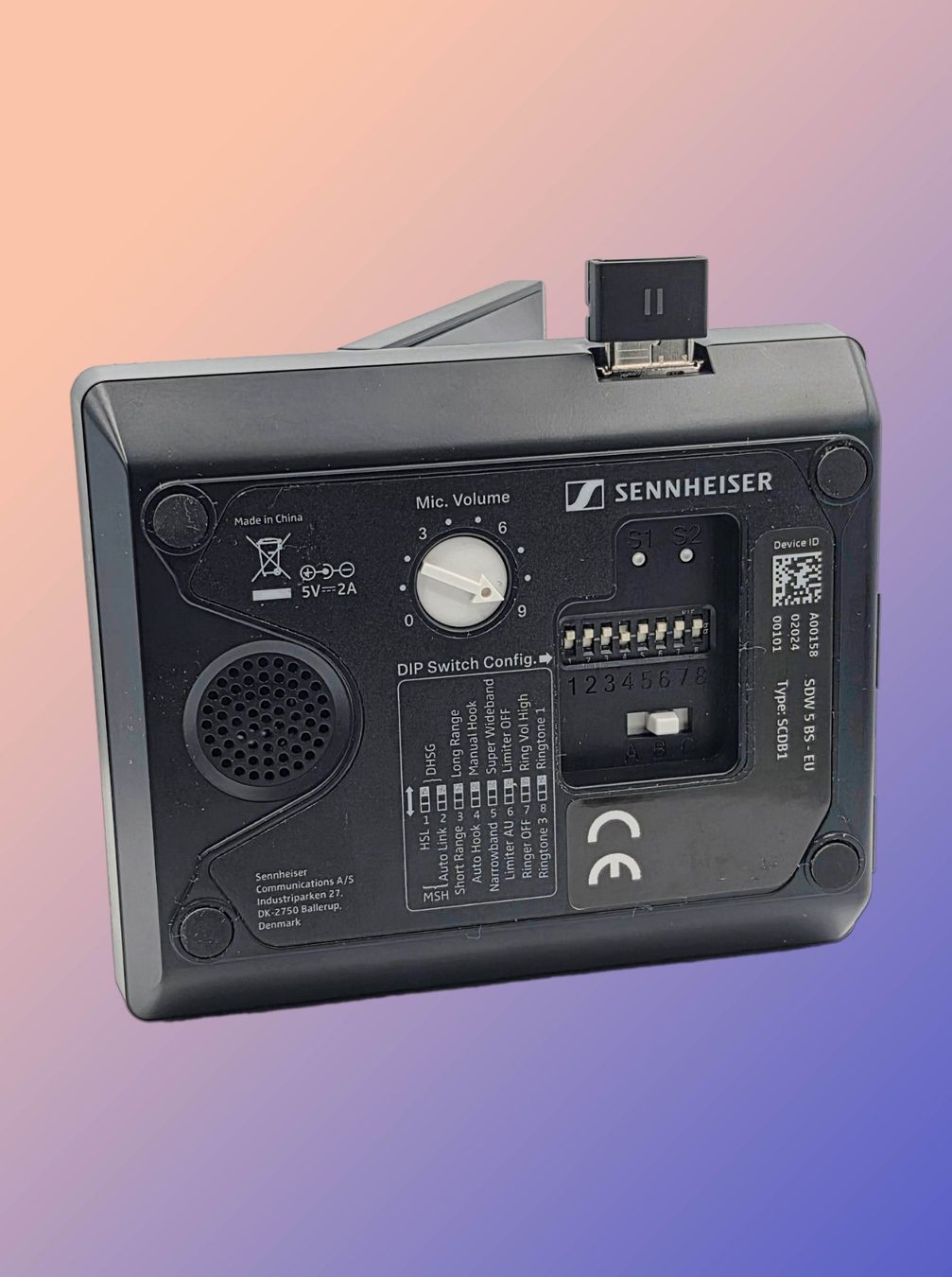 Sennheiser Cuffie: Sennheiser SDW 5 BS + SDW 10 HS + USB Dongle / DECT Headset – Usato da Kölliken venduto da Feedin 3