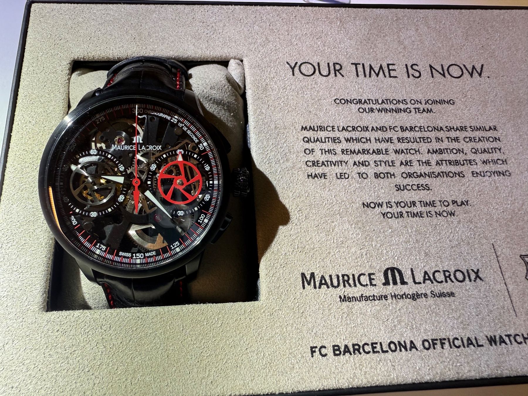 Maurice Lacroix Orologi: Maurice Lacroix Masterpiece chronographe squelette – Usato da Le Locle venduto da waazzaa 1